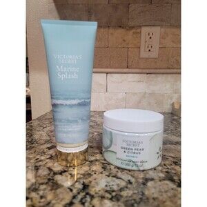 Victoria's Secret Exfoliating Body Scrub and Body Lotion New Sealed